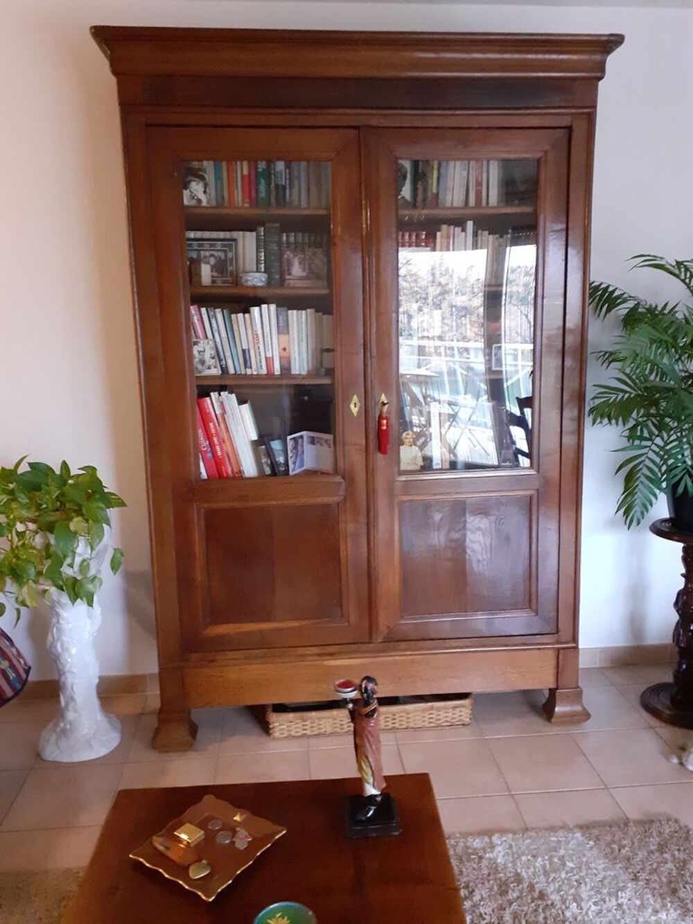 Biblioth&egrave;que ch&ecirc;ne massif &eacute;b&eacute;niste Meubles
