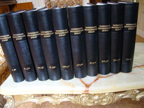 Dictionnaire Encyclopdique Quillet  10 volumes annes 1970 100 Gargenville (78)