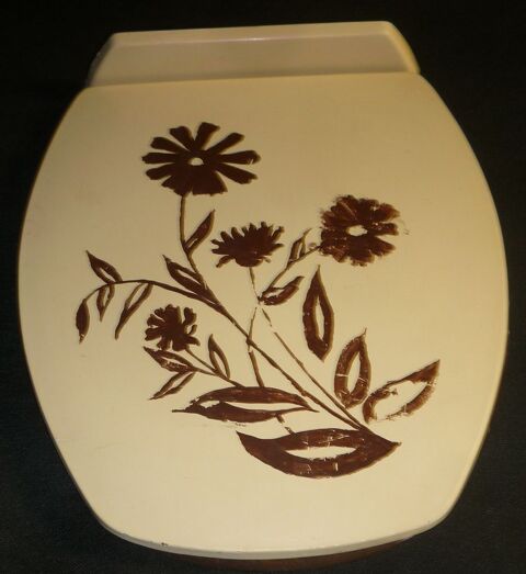 Siege et abattant en bois peint pour WC 35 Dole (39)