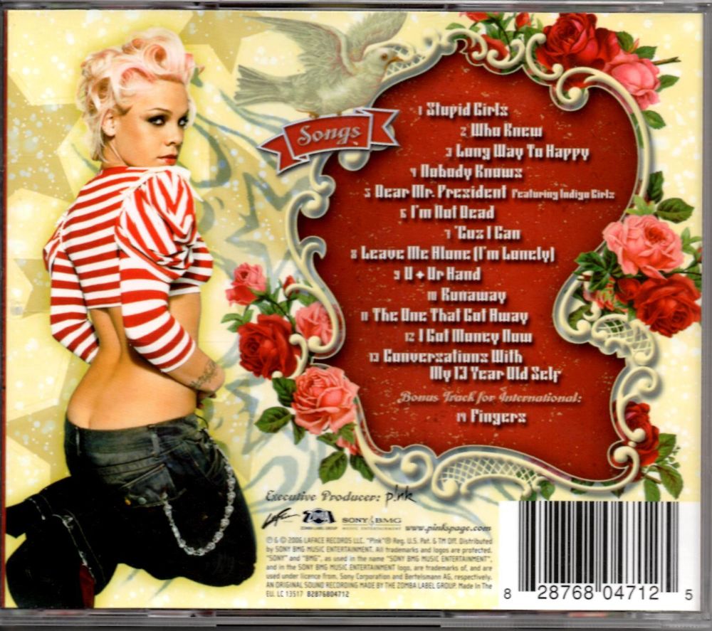 Cd "I'm not dead" de Pink CD et vinyles