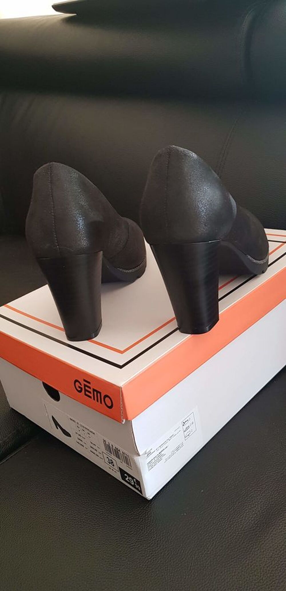 talon noir Chaussures