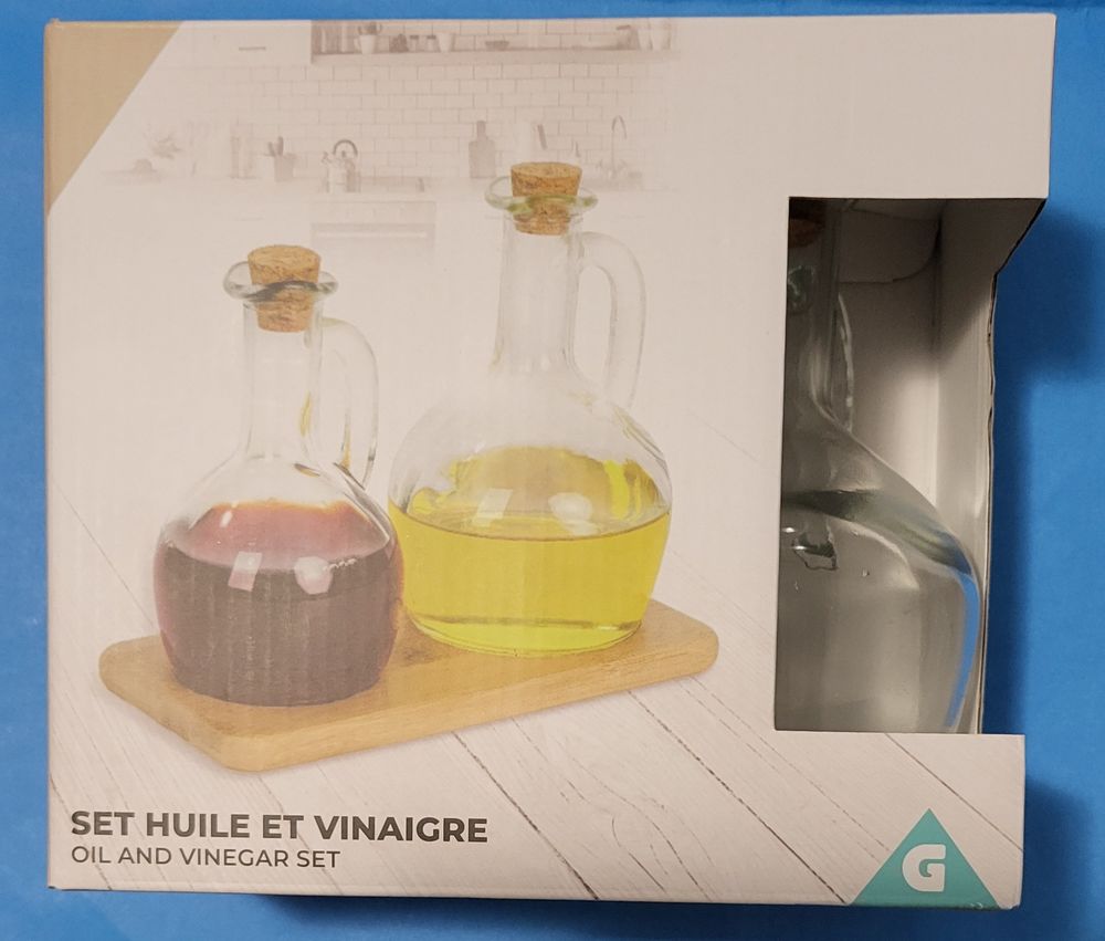 Set d'huile et vinaigre Cuisine