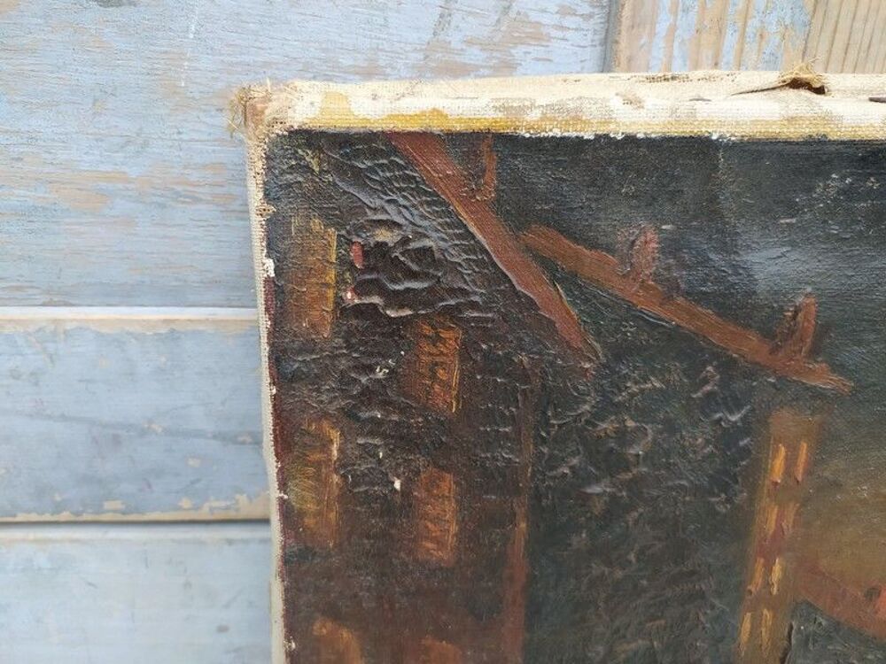 Tableau Rue des Saussaies Paris Peinture de Fran&ccedil;ois Orsoni 