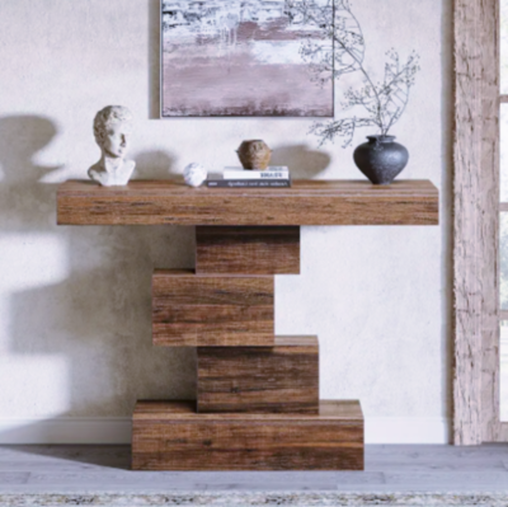 Console design en bois massif ? &eacute;quilibre moderne &amp; chaleur Meubles