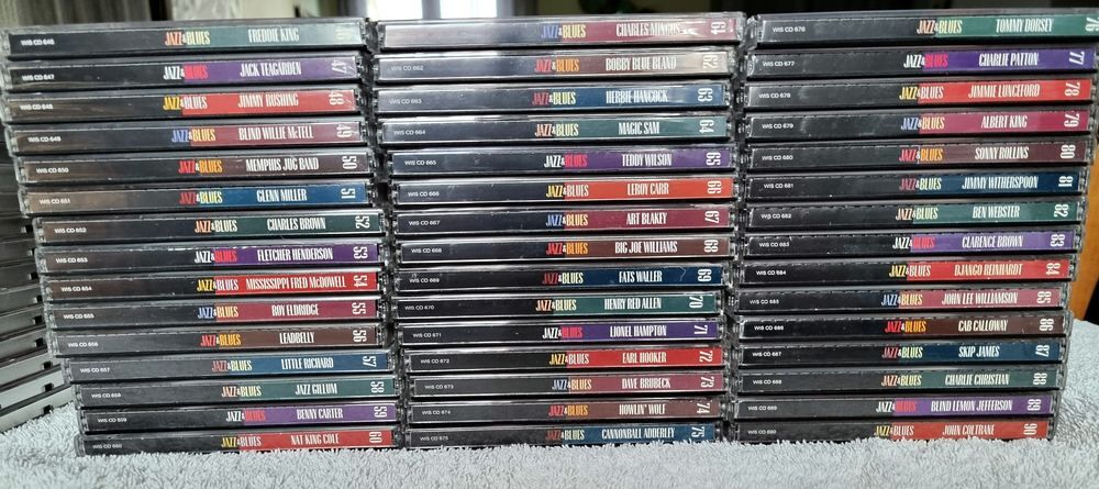 COLLECTION CD JAZZ BLUES CD et vinyles