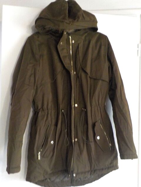 PARKA MARRON A CAPUCHE PIMKIE TAILLE 38 10 Bubry (56)