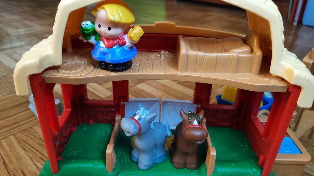 Ferme / Ecurie sonore Little People Fisher Price avec ses ac Jeux / jouets