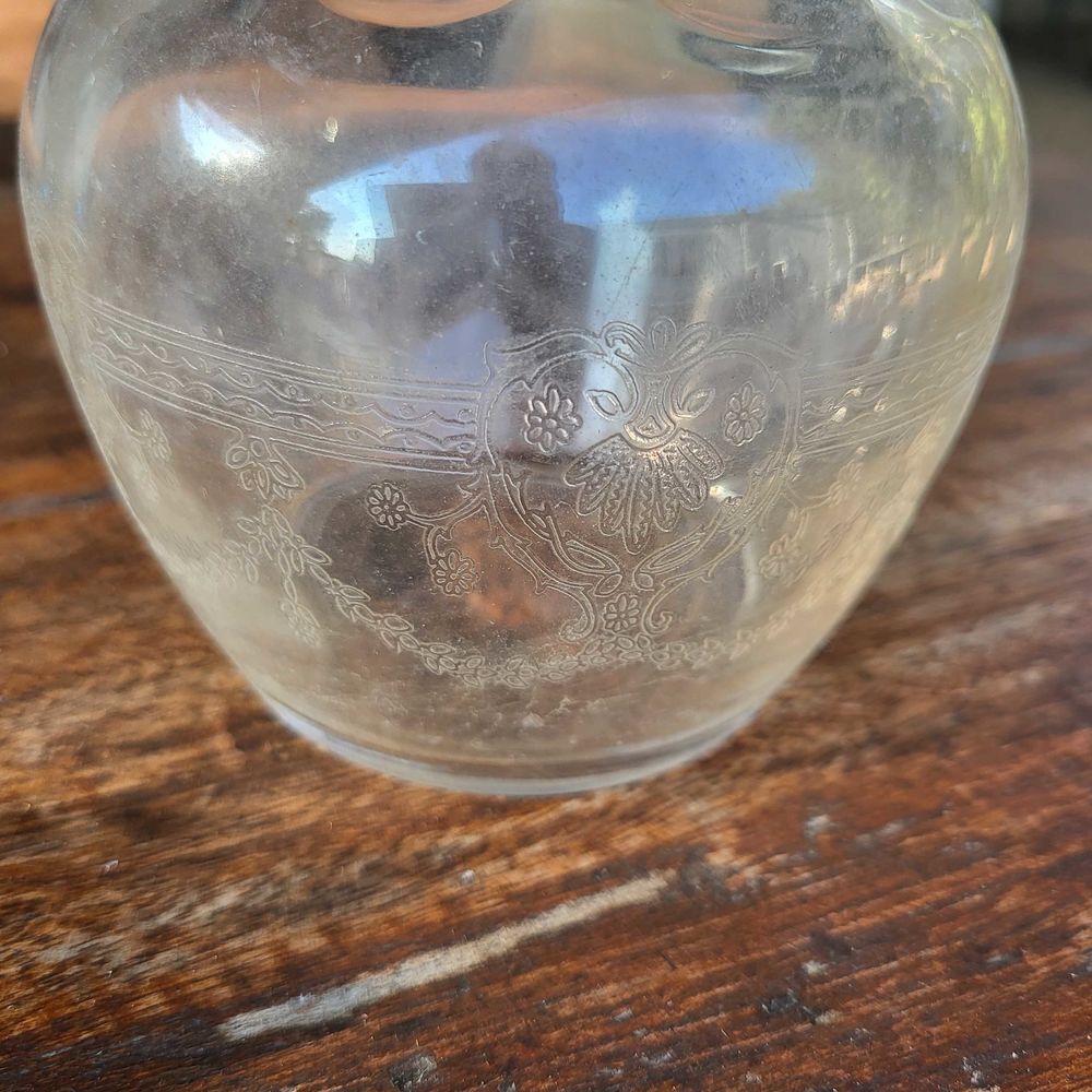 carafe en cristal ancienne 
