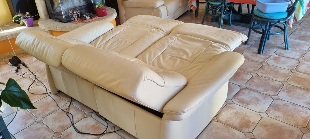 Banquette stressless &eacute;lectrique tr&egrave;s bon &eacute;tat Meubles