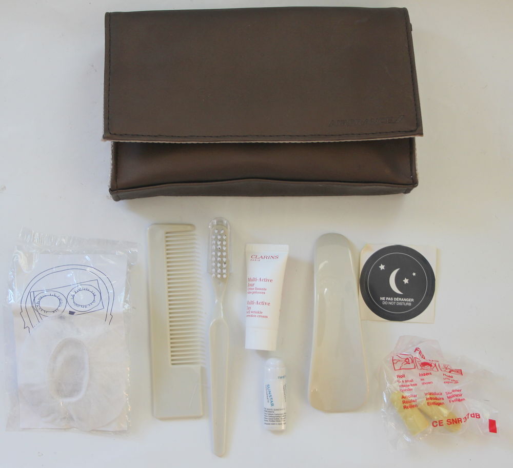 Trousse de toilette AIR FRANCE Business class marron 