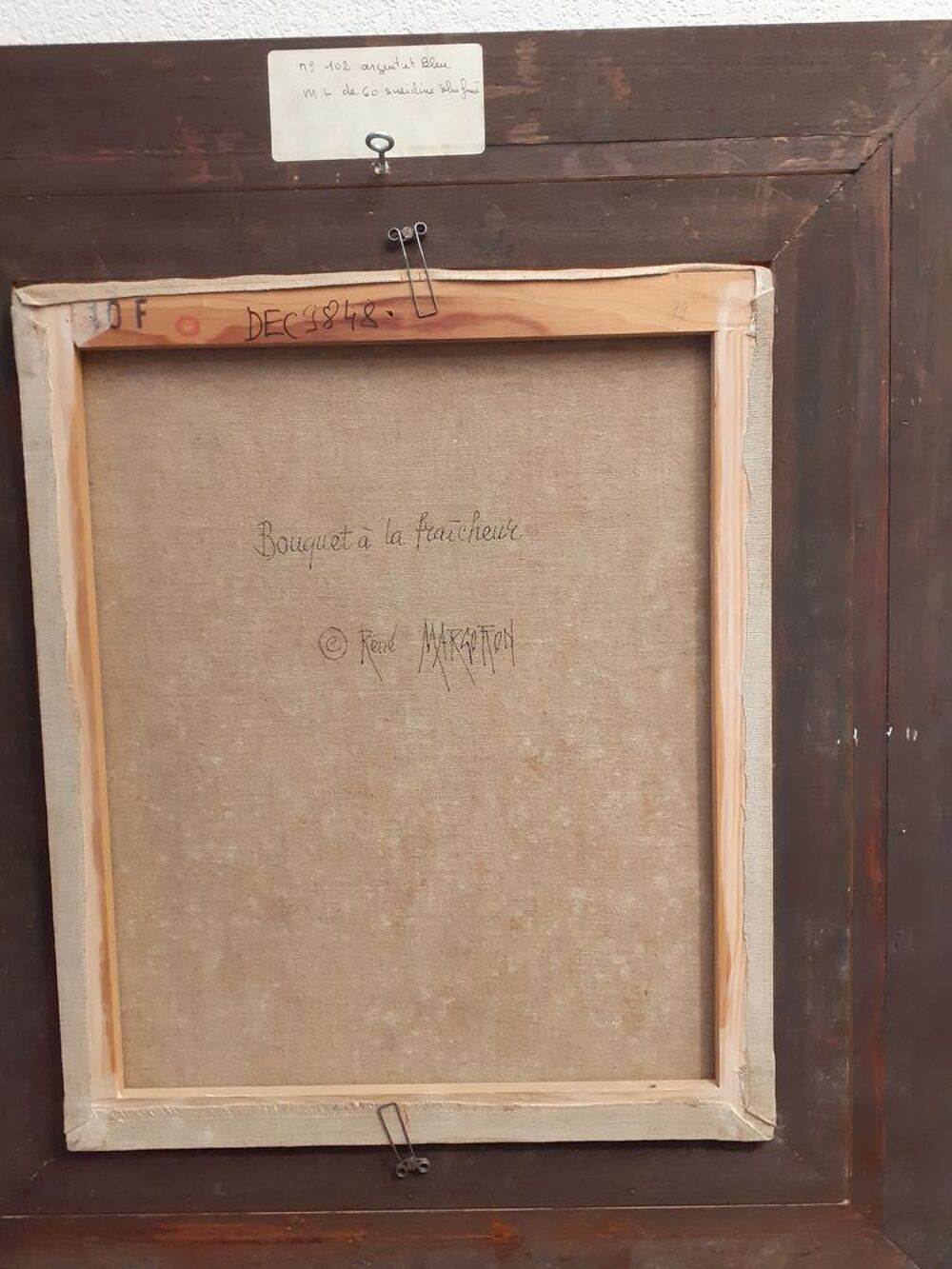 Ren&eacute; Margotton, huile sur toile, tableau 
