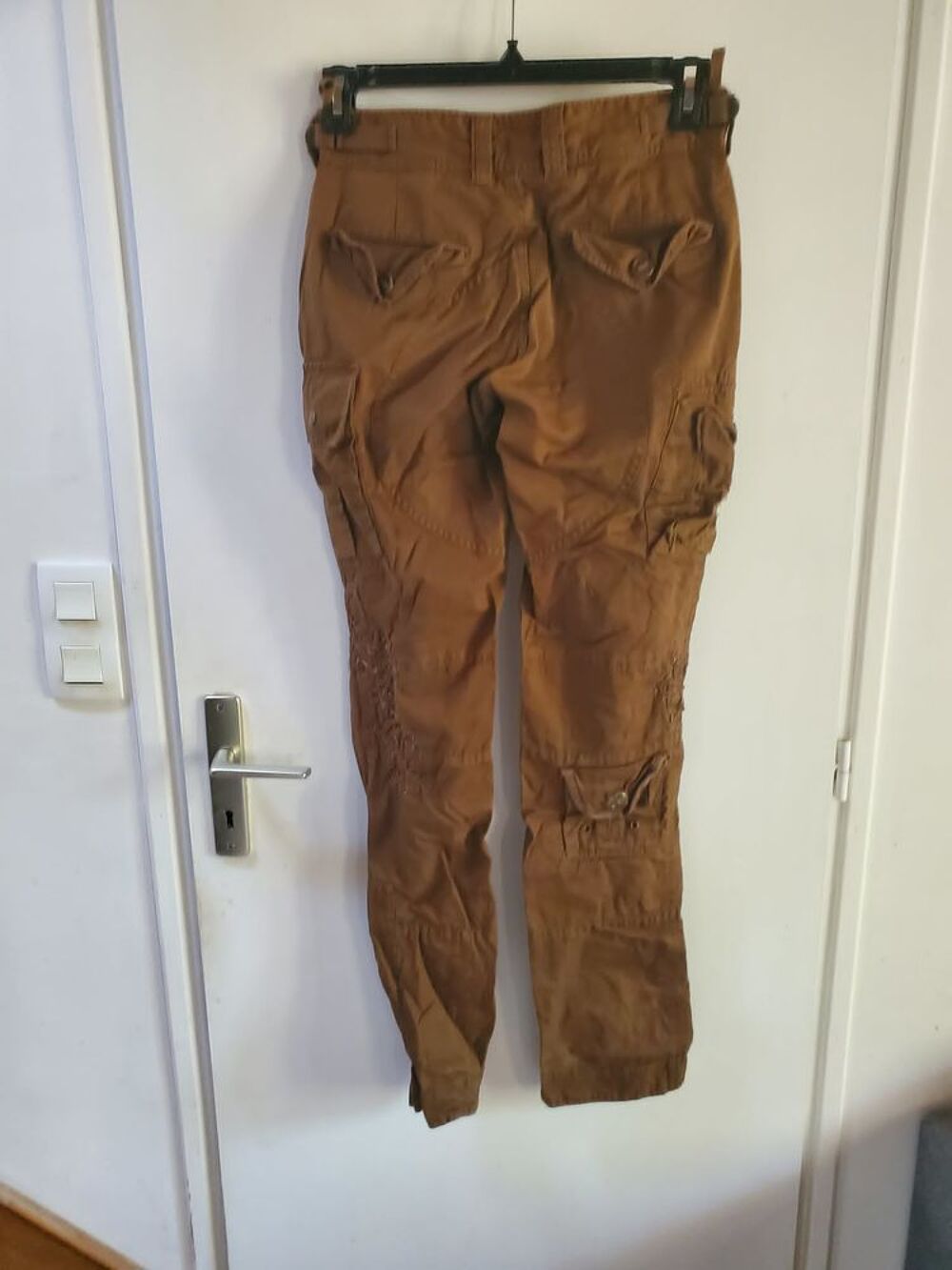 PANTALON FEMME MARRON T36 RALPH LAUREN Vêtements