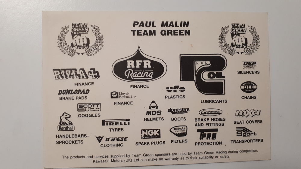 Paul MALIN motocross 