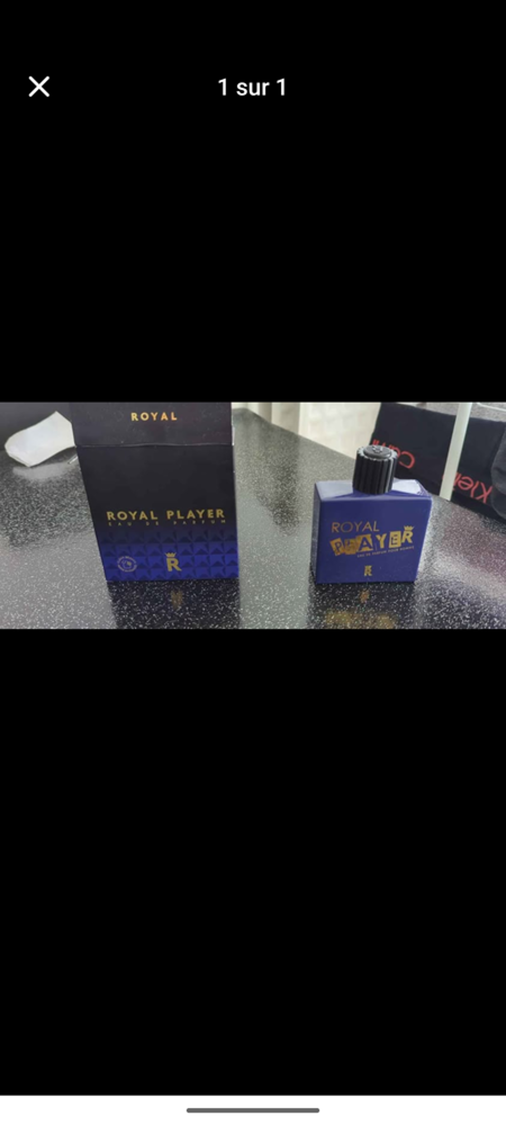 Bonjour a tous je parfum pour homme en 100ml royal play 