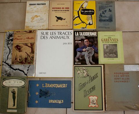 12 livres chasse armes taxidermie 99 Montcy-Notre-Dame (08)
