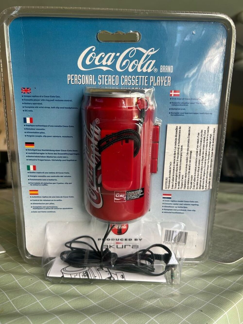 Baladeur k7 audio Coca Cola 
