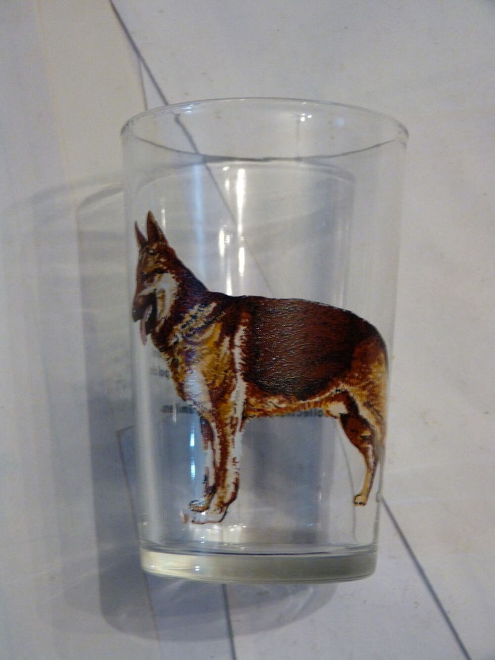 verre a moutarde CHIEN BERGER ALLEMAND 