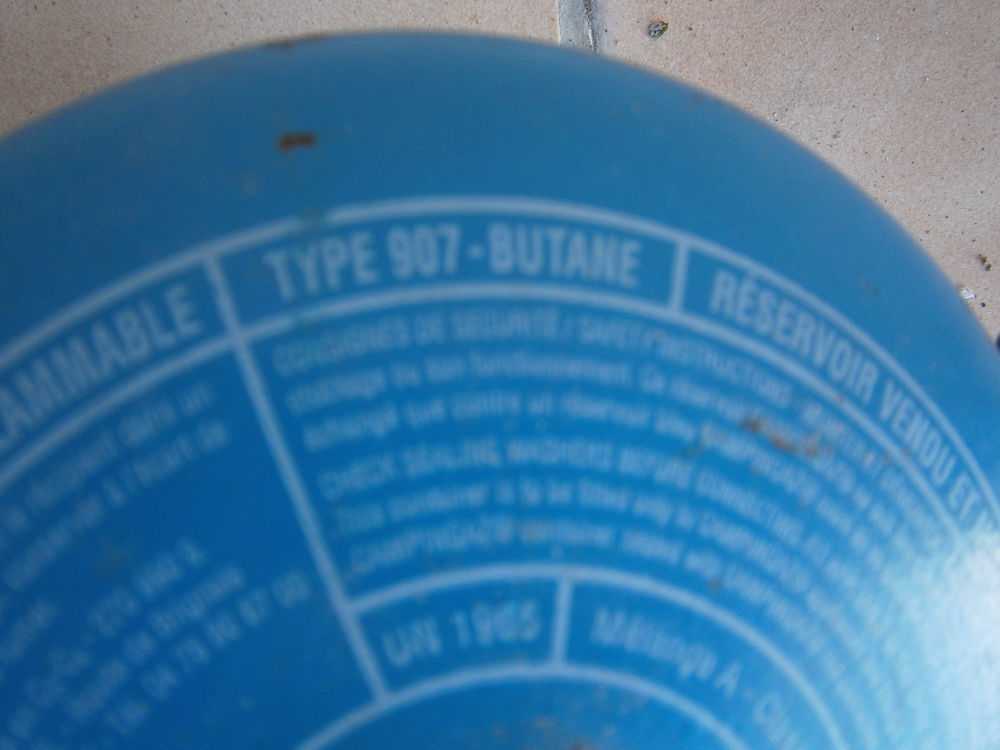 Bouteille campingaz 907 Bricolage