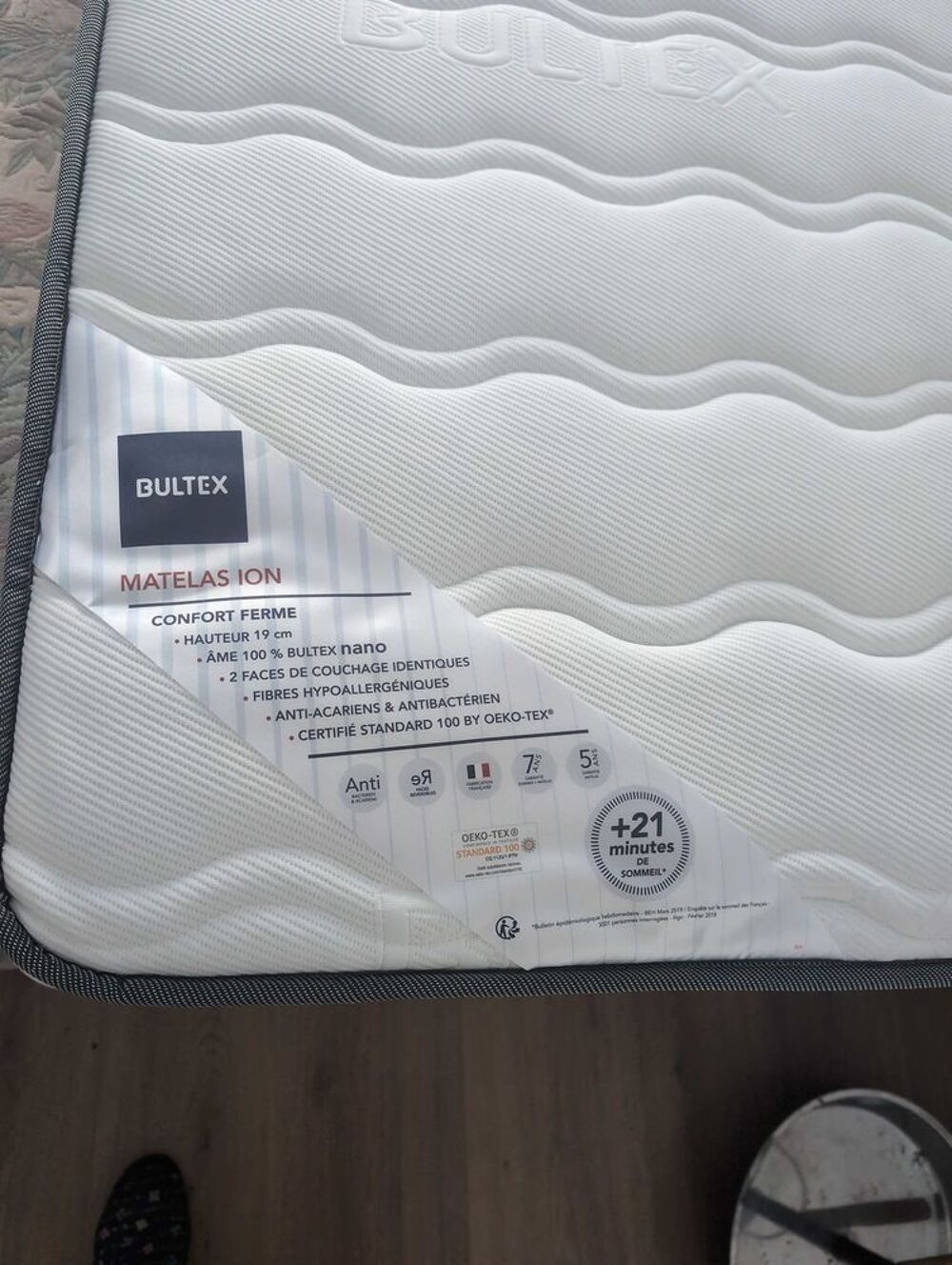 2 matelas Bultex 80*200 confort ferme Meubles