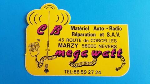 CB MEGA WATT * AUTOCOLLANT 0 Toulouse (31)