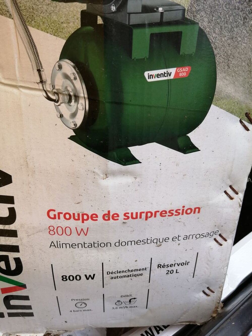 Groupe de surpression GSAD 800W - INVENTIV Jardin