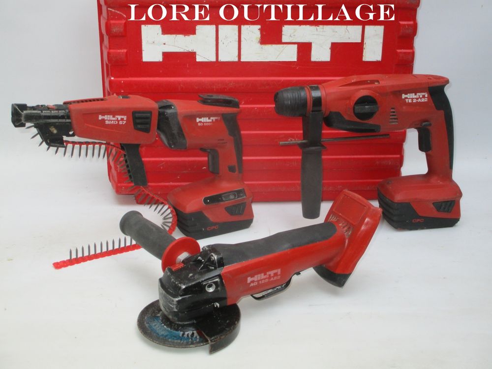 HILTI Kit 3 outils 22v Bricolage