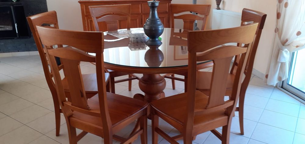 Salle &agrave; manger en pin Meubles