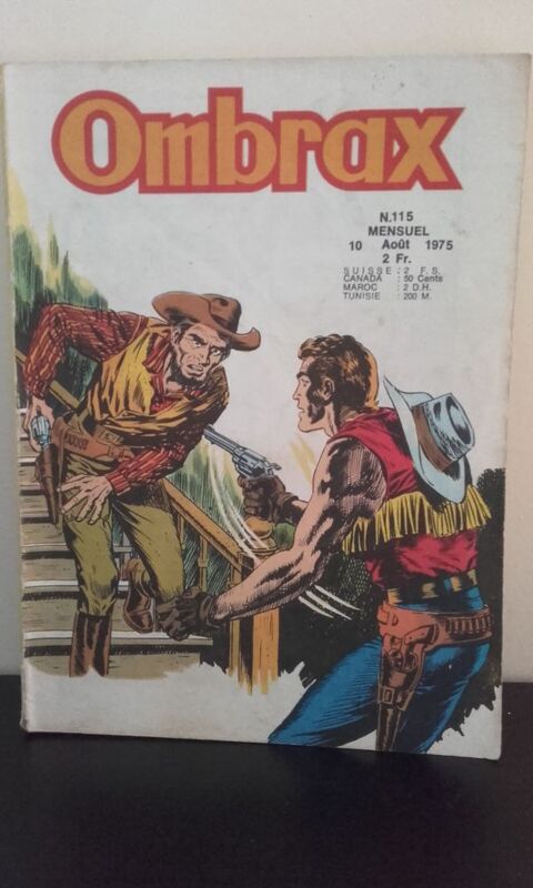BD - Ombrax N�115 Ao�t 1975 8 Angers (49)