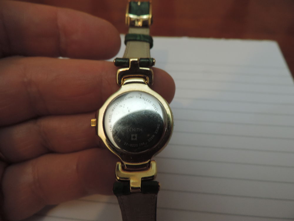 TRES BELLE MONTRE ZENITH - VIAVENETO - PLAQUE OR. Bijoux et montres