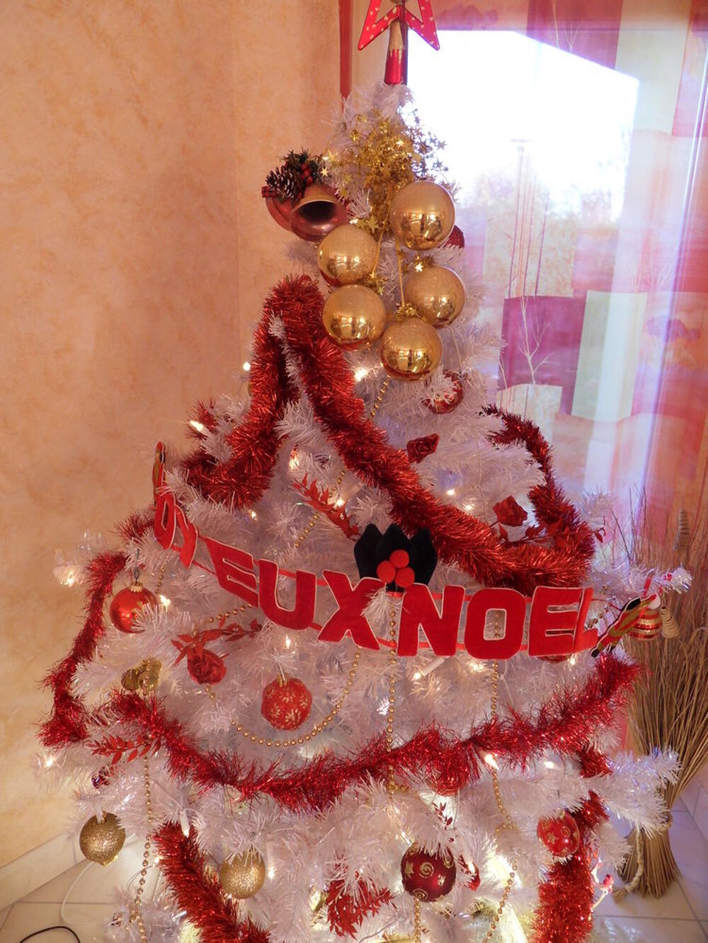 sapin blanc artificiel Décoration