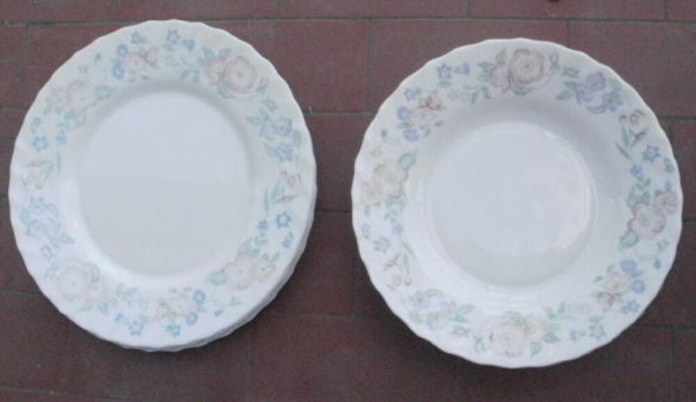 Lot 9 assiettes ARCOPAL Cuisine