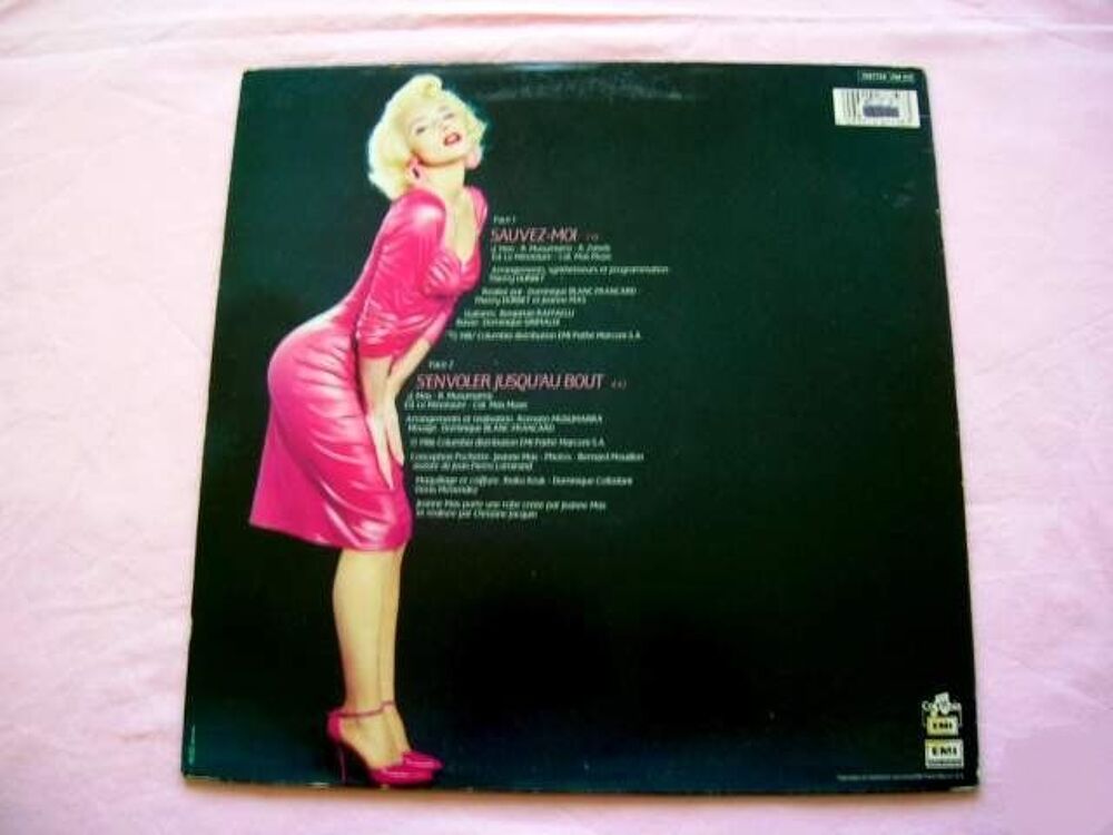 MAXI 45 TOURS JEANNE MAS Sauvez moi CD et vinyles
