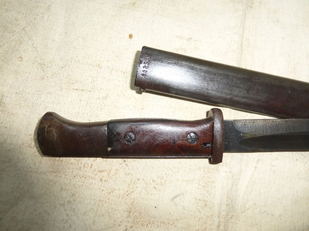 Baionnette Mauser 98k ww2 44 asw 1944 Num&eacute;ros Idem 