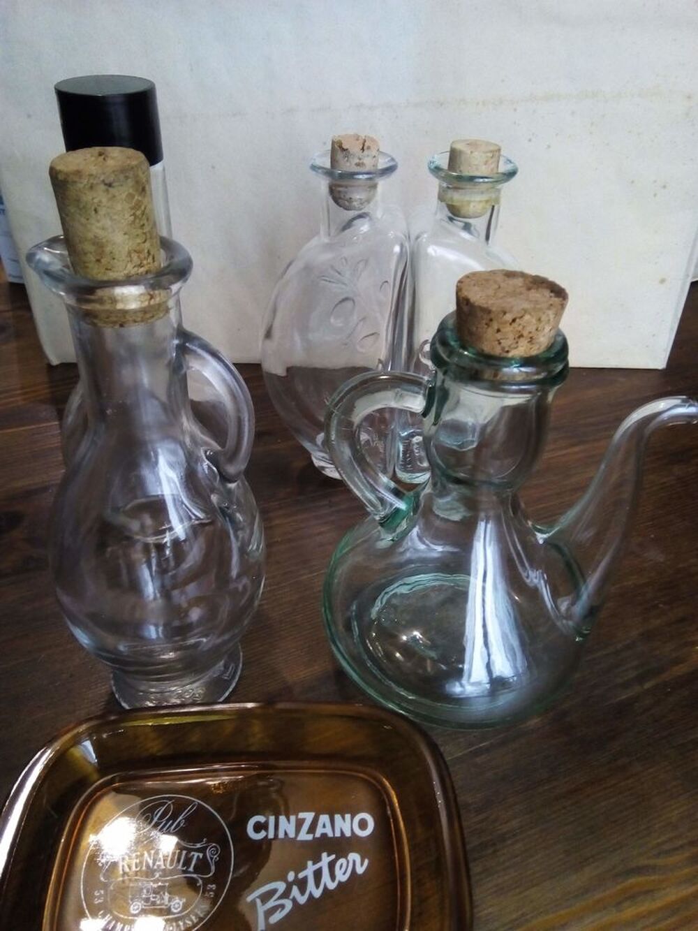 Flacons de cuisine en verre Décoration