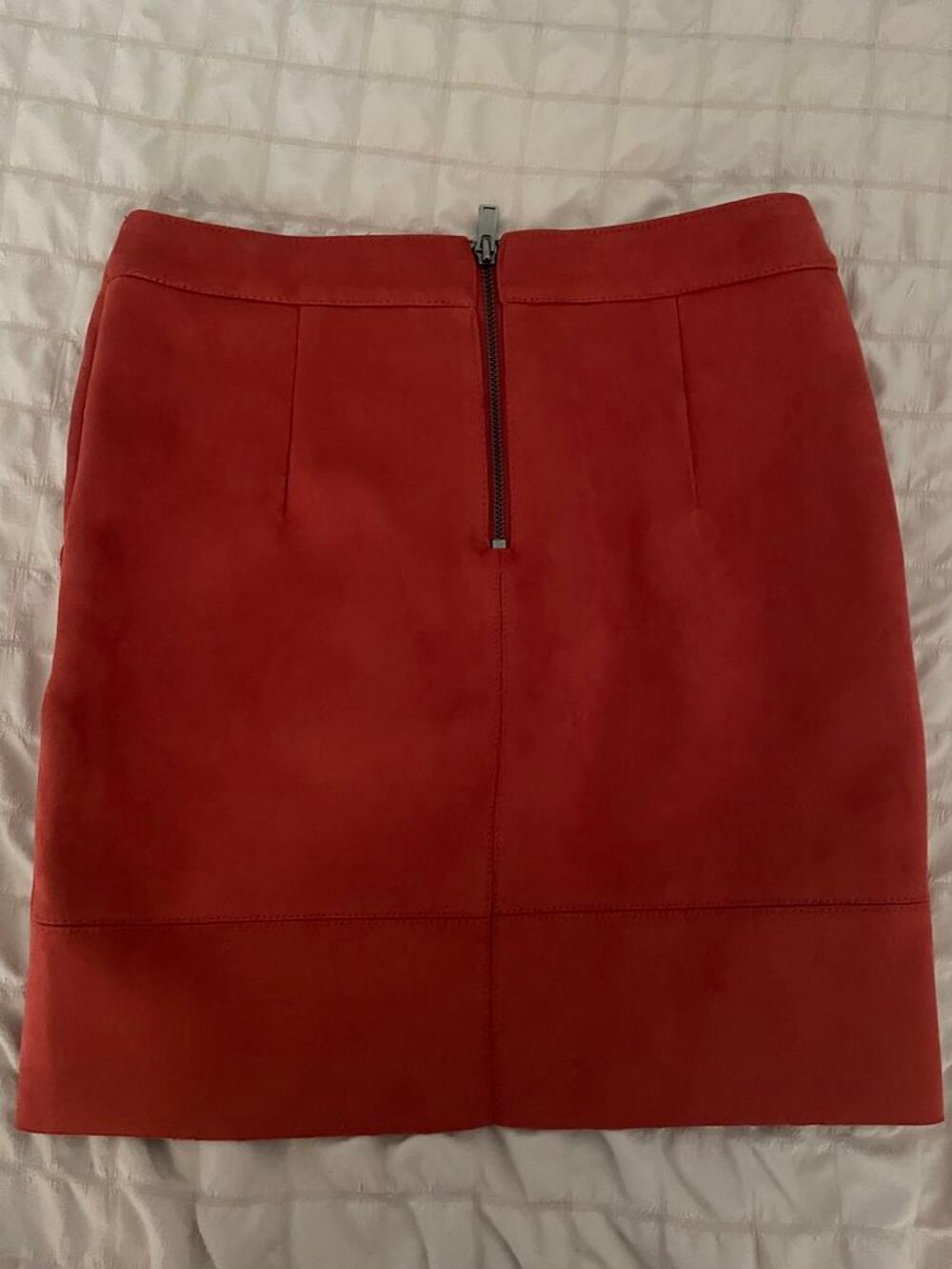 Jupe rouge brique Only S Vêtements