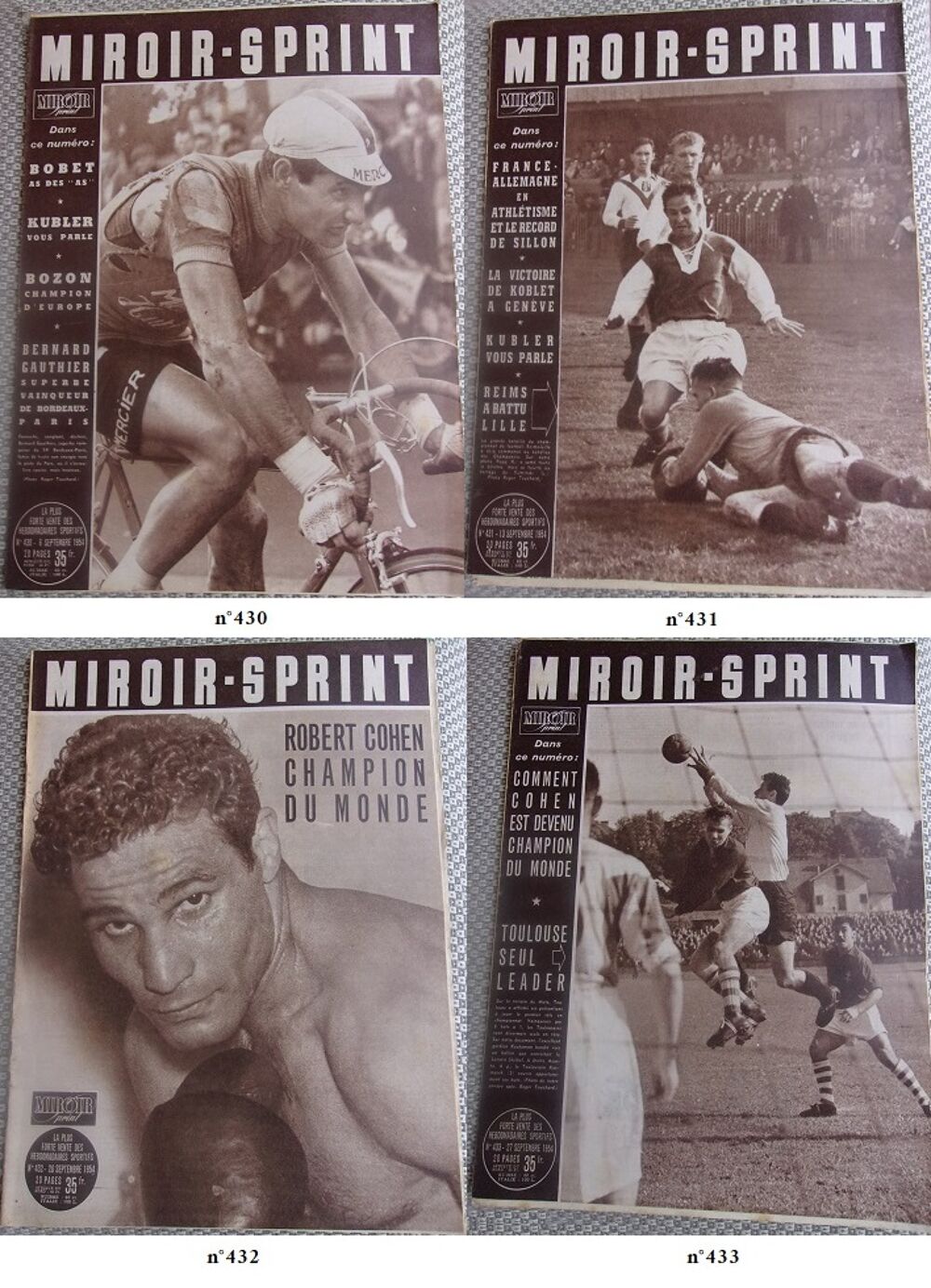 Miroir Sprint ann&eacute;e 1954 