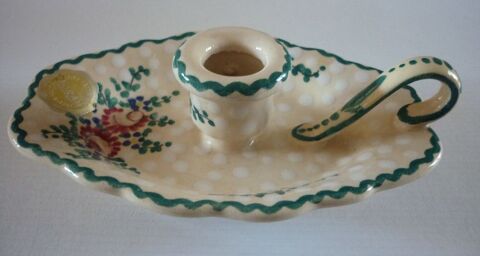 Bougeoir porcelaine vide-poche (FORAH fait main) 16 Loivre (51)