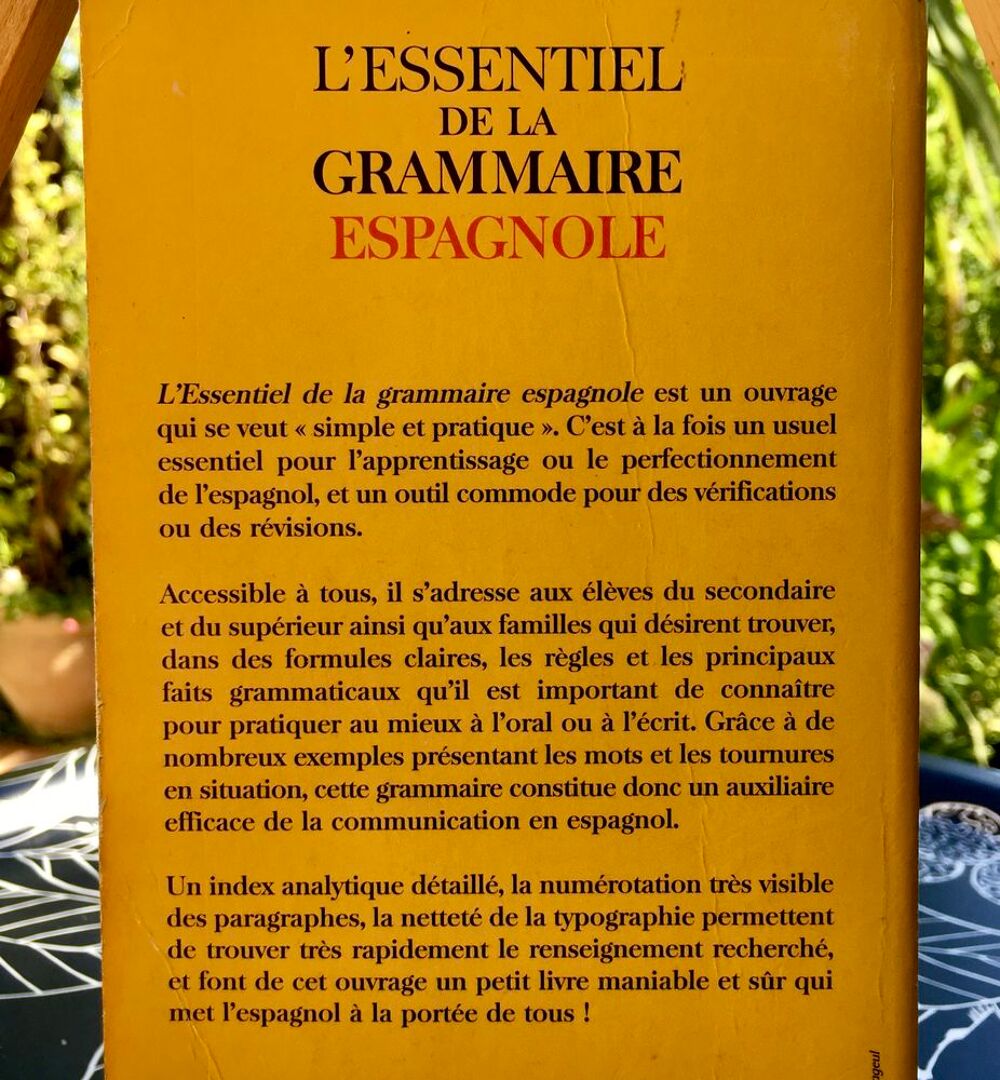 Grammaire Espagnole, simple et pratique ; Livre de 476 pages Livres et BD