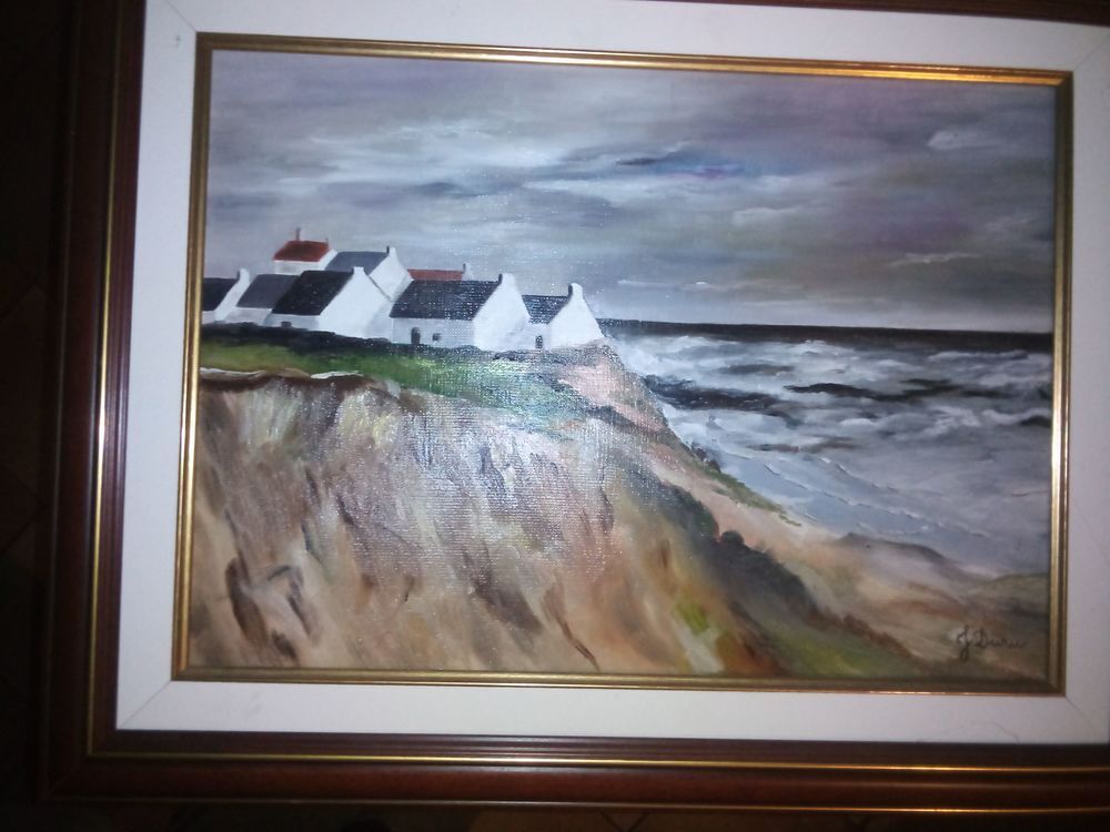 V.D.S.TABLEAU PAYSAGE BRETON 59/45 A PRENDRE SUR PLACE , Décoration