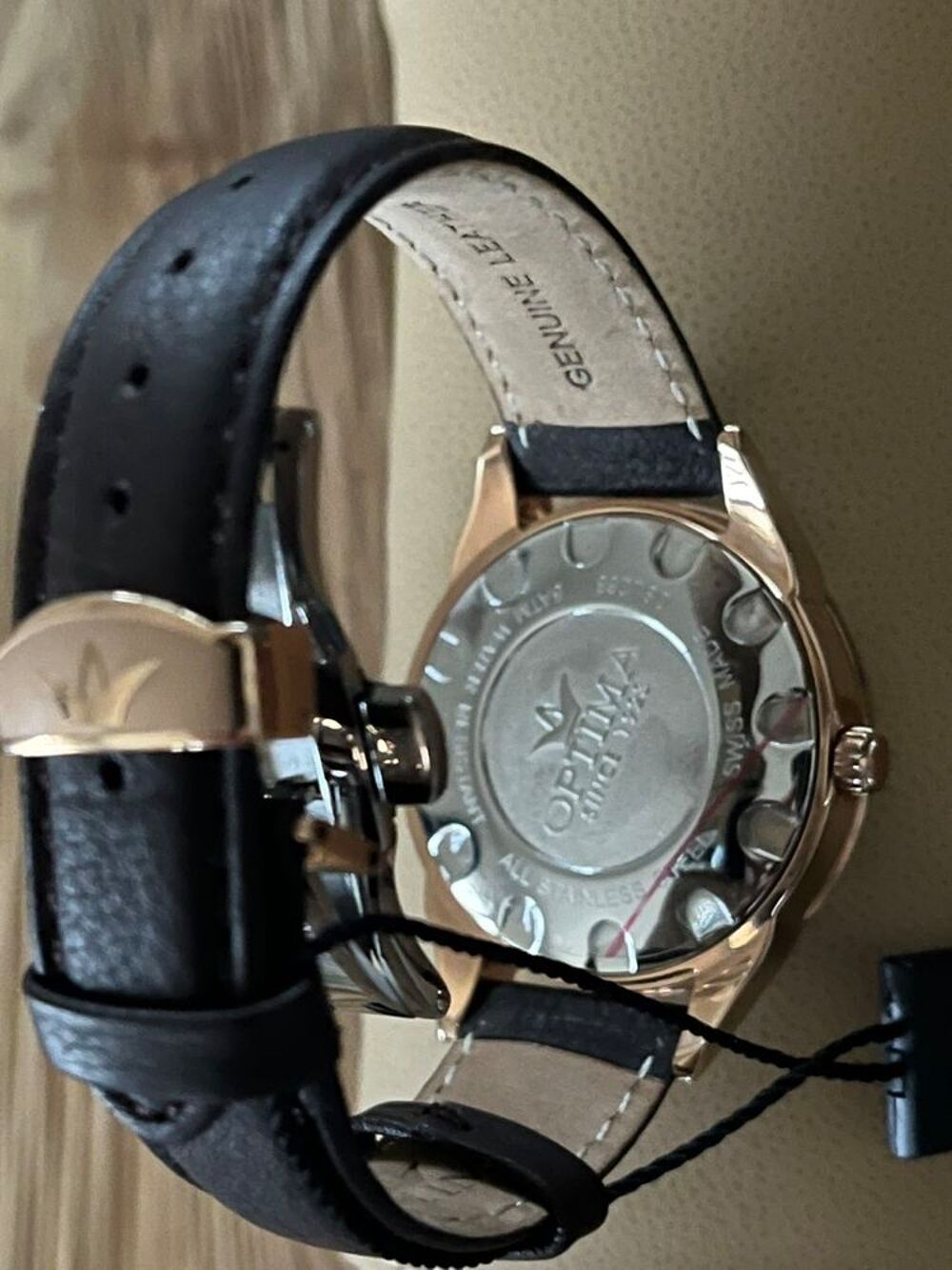 montre premium femme certifi&eacute; swiss made acier 316L or rose Bijoux et montres