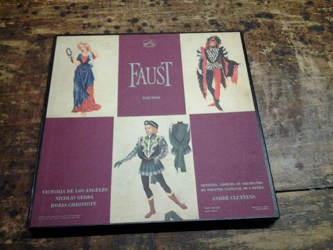 COFFRET OPERA FAUST DE CHARLES GOUNOT 30 Rive-de-Gier (42)