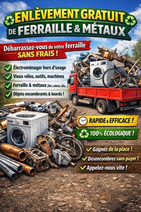 recupere fer et m&eacute;taux 0 58000 Nevers