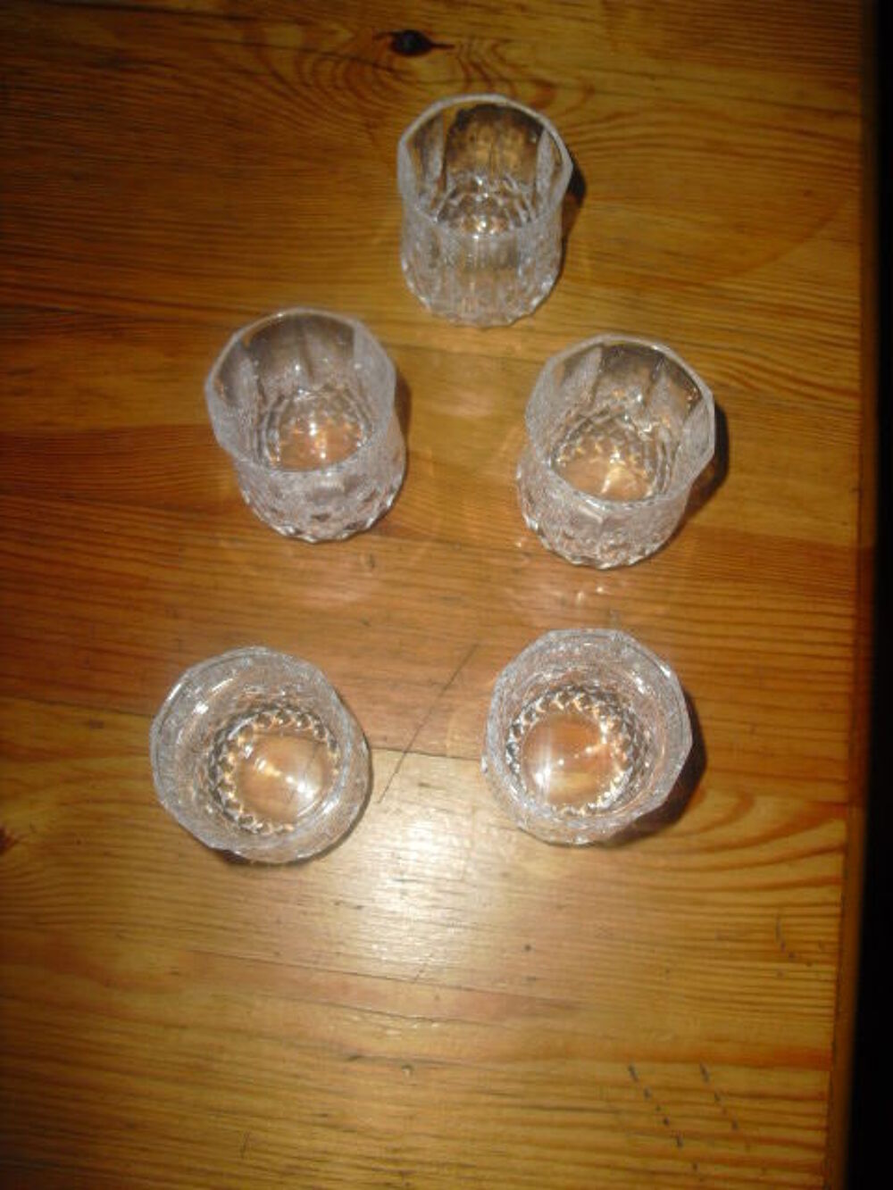 verres a liqueur en cristal lot de 5 Cuisine