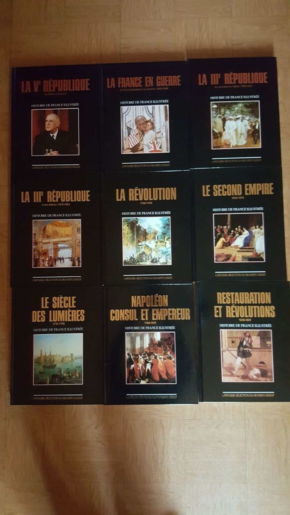 Encyclop&eacute;die en 18 volumes HISTOIRE DE FRANCE ILLUSTR&Eacute;E. Livres et BD