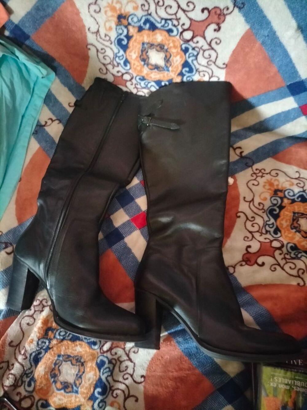 Bott&eacute;s cuir Jonak pointure 39 tr&egrave;s bon &eacute;tat Chaussures