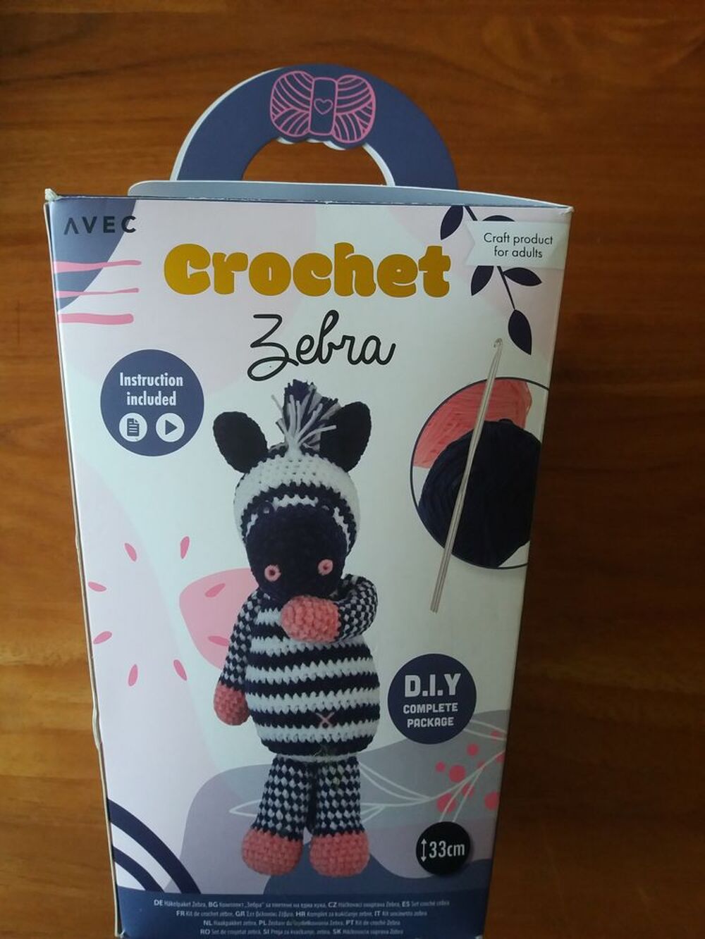Kit crochet zebra Jeux / jouets