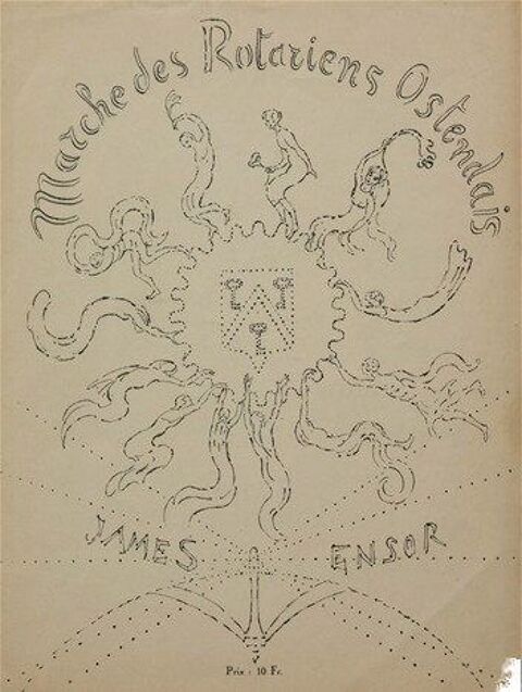 James ENSOR - MARCHE DES ROTARIENS OSTENDAIS 550 Belgique