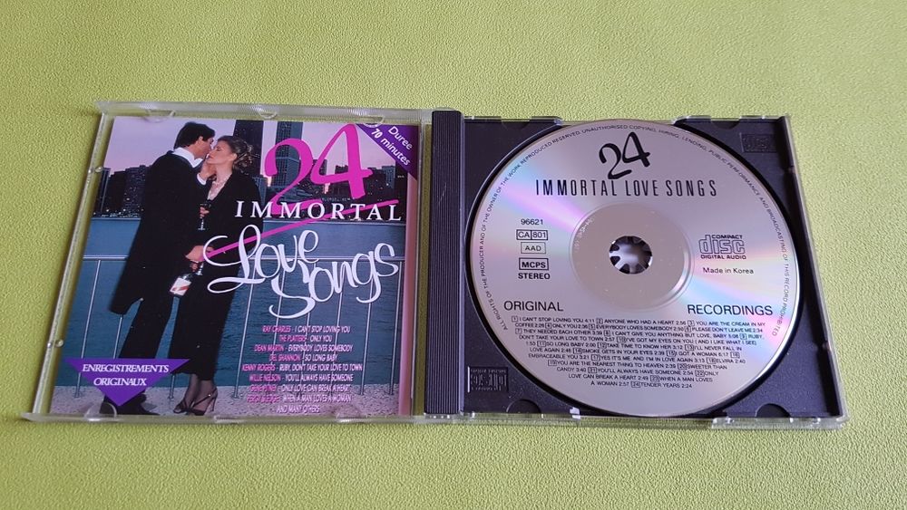 IMMORTAL LOVE SONGS CD et vinyles
