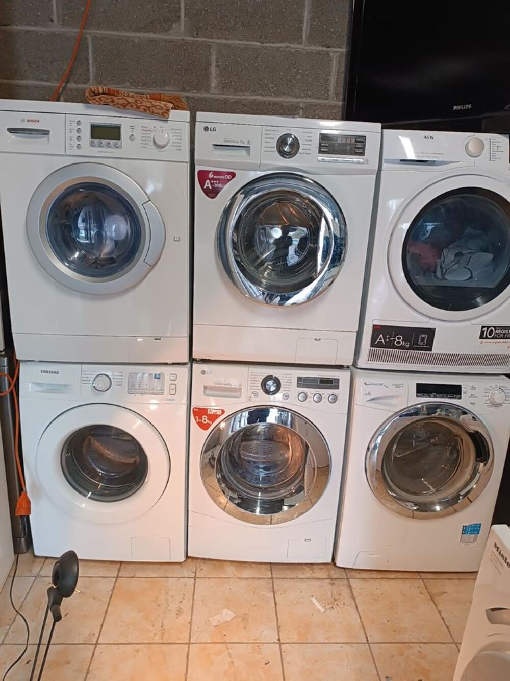 Machines &agrave; laver et autres produits en excellent &eacute;tat Electroménager