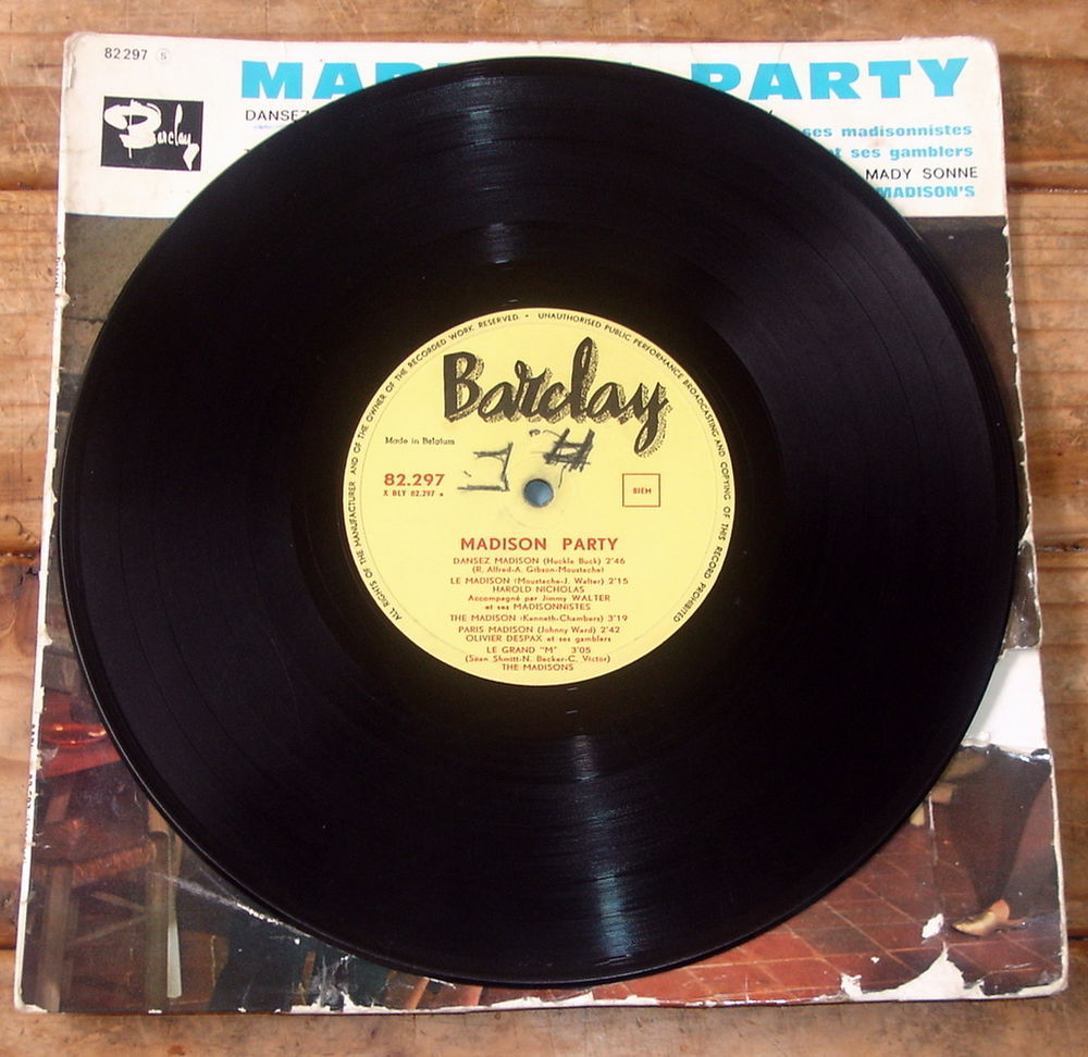 MADISON PARTY-33t/25cm-OLIVIER DESPAX-HAROLD NICHOLAS-BIEM62 CD et vinyles